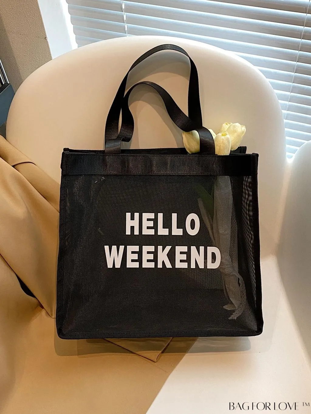 BagForLove - Stylish Mesh Tote with Generous Storage Space