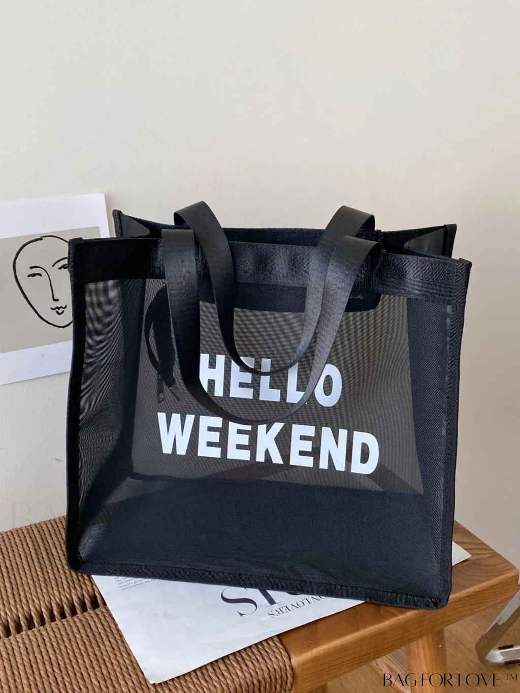 BagForLove - Stylish Mesh Tote with Generous Storage Space