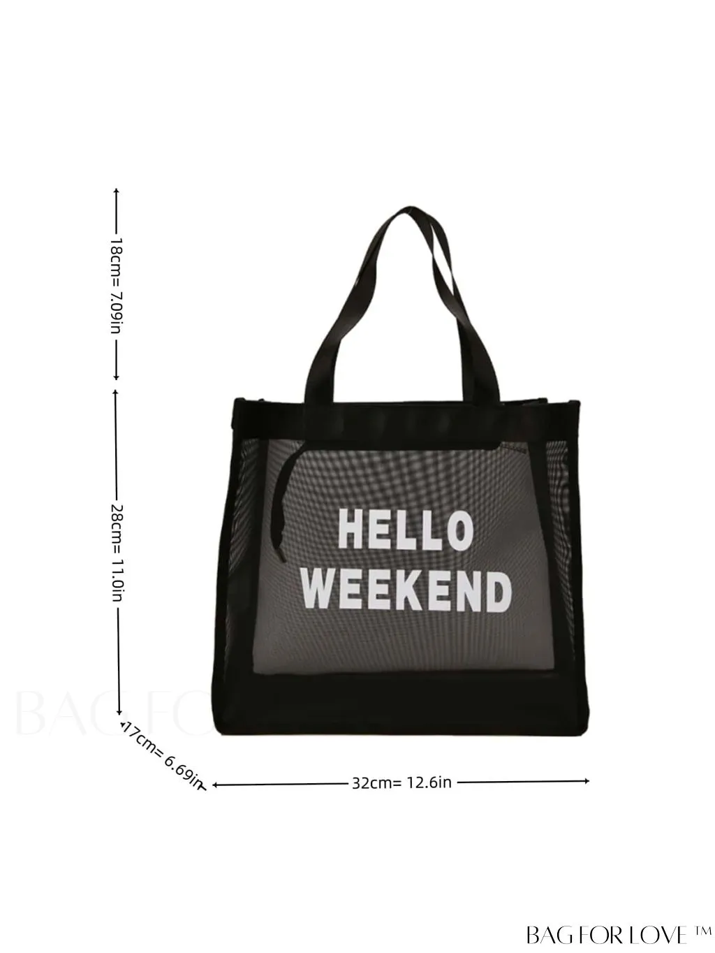 BagForLove - Stylish Mesh Tote with Generous Storage Space