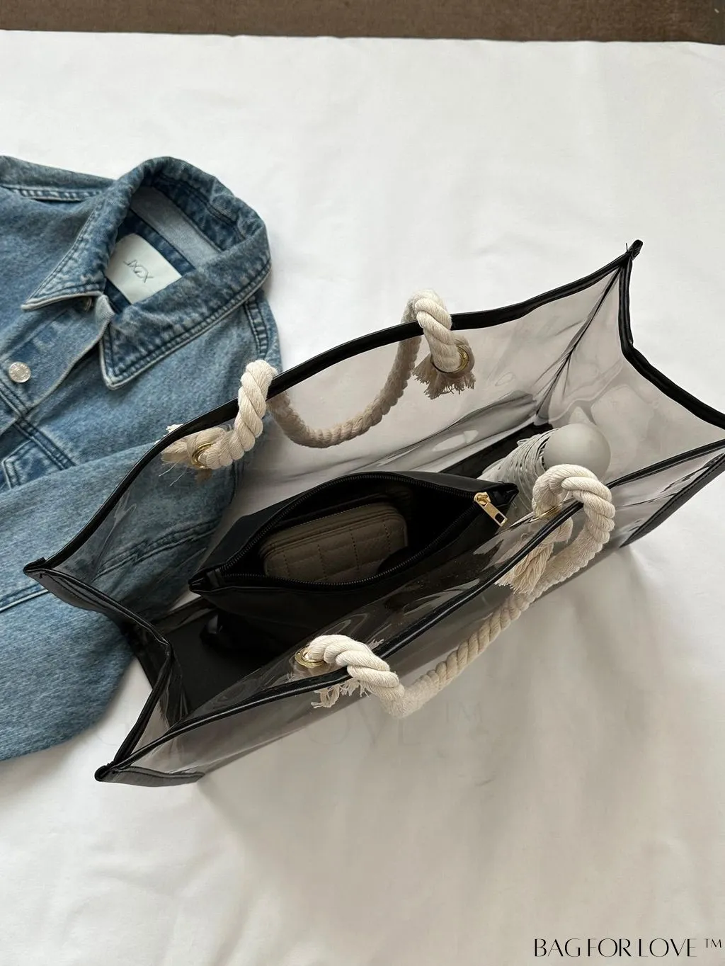 BagForLove - Versatile Shoulder Tote Bag with Inner Pouch - Ideal for Students, Suitable for Various Occasions