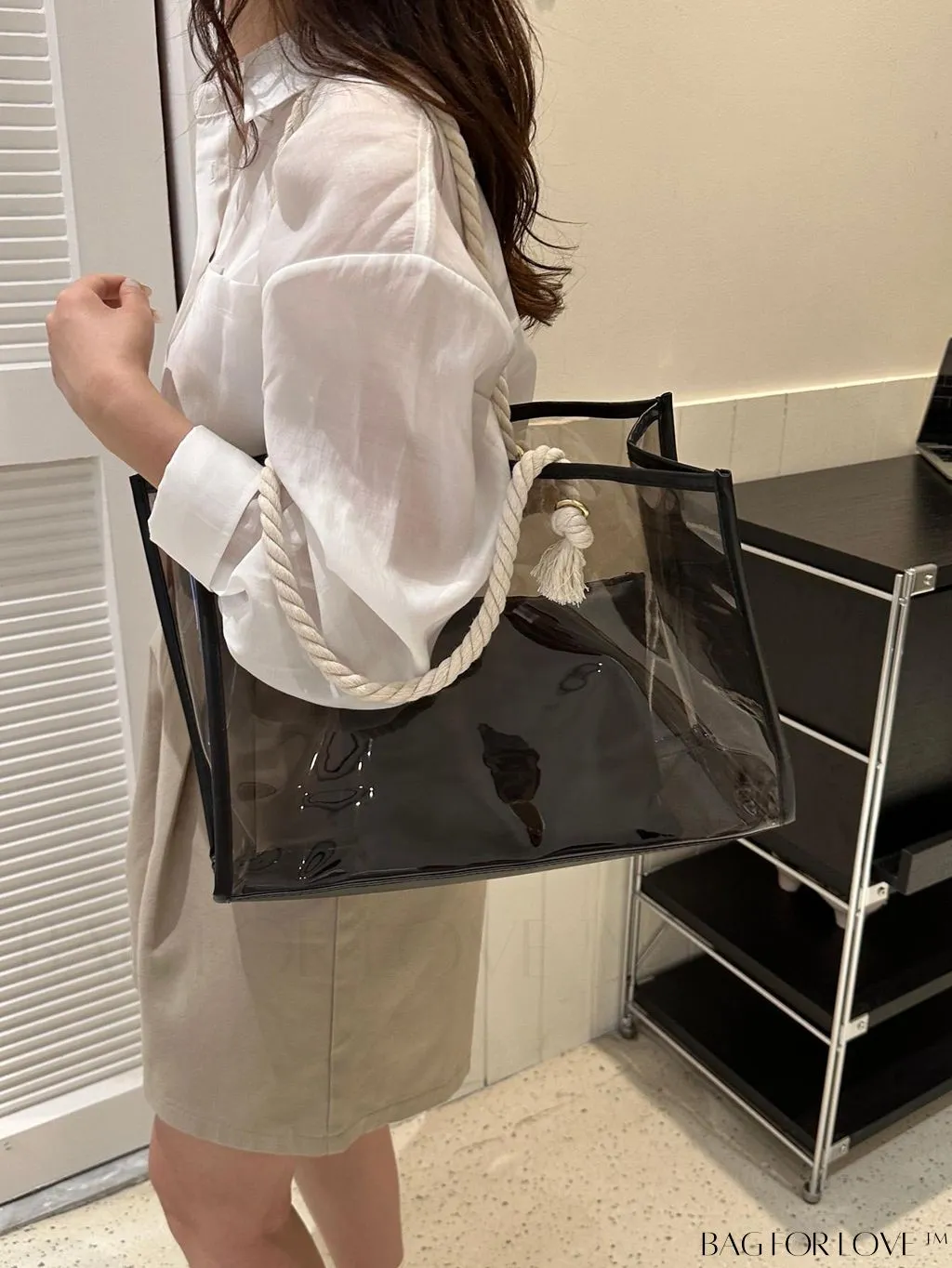 BagForLove - Versatile Shoulder Tote Bag with Inner Pouch - Ideal for Students, Suitable for Various Occasions