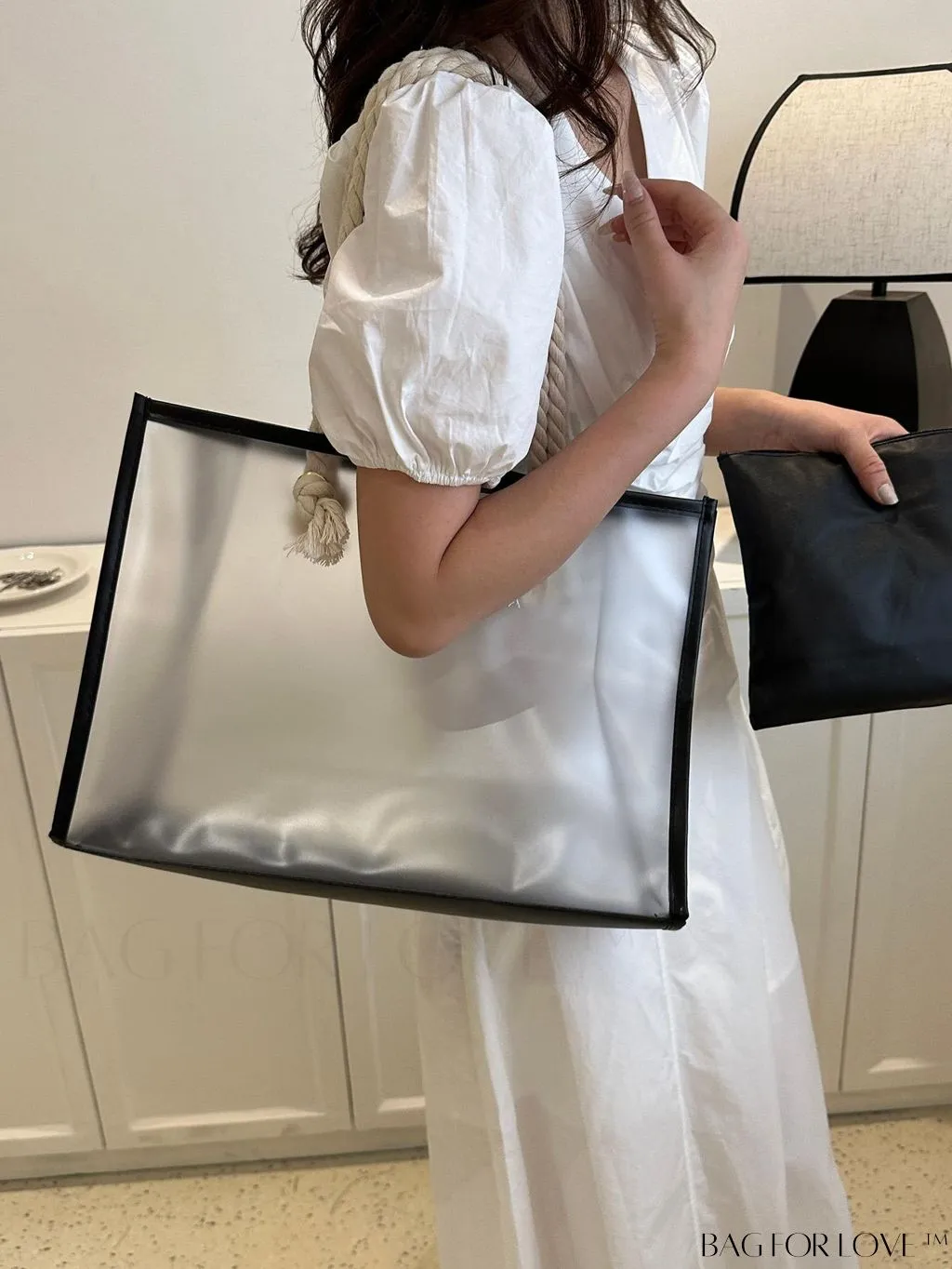 BagForLove - Versatile Shoulder Tote Bag with Inner Pouch - Ideal for Students, Suitable for Various Occasions