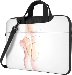 Ballet Shoes Printed Laptop Case, Waterproof Laptop Sleeve, Funny Laptop Carrying Case,15.6In