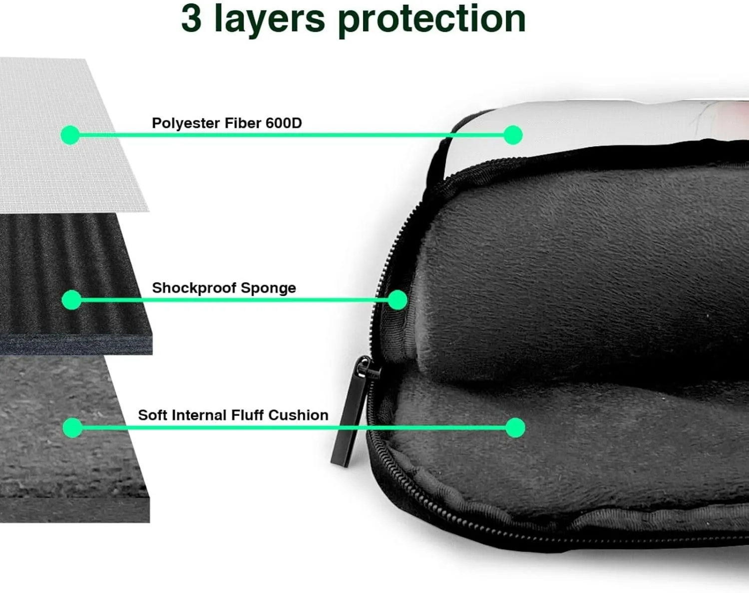 Ballet Shoes Printed Laptop Case, Waterproof Laptop Sleeve, Funny Laptop Carrying Case,15.6In