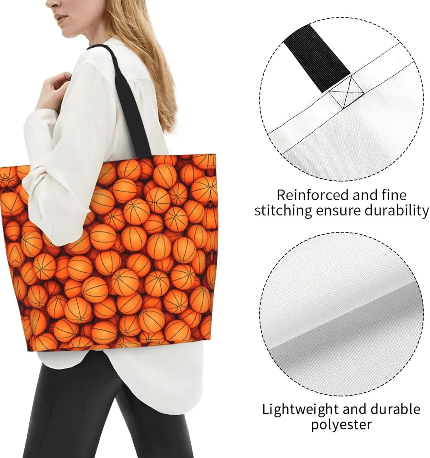 Barn Swallow In Graphite Print Shoulder Bag For Women Shopping Bags Tote Bag Large Storage Handbag Grocery Bags