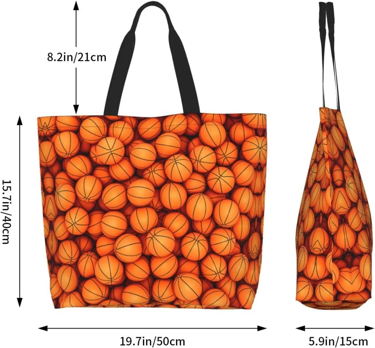 Barn Swallow In Graphite Print Shoulder Bag For Women Shopping Bags Tote Bag Large Storage Handbag Grocery Bags