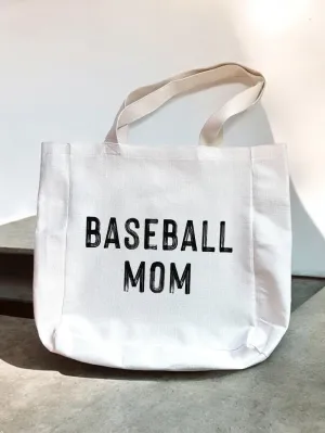 Baseball Mom Tote Bag