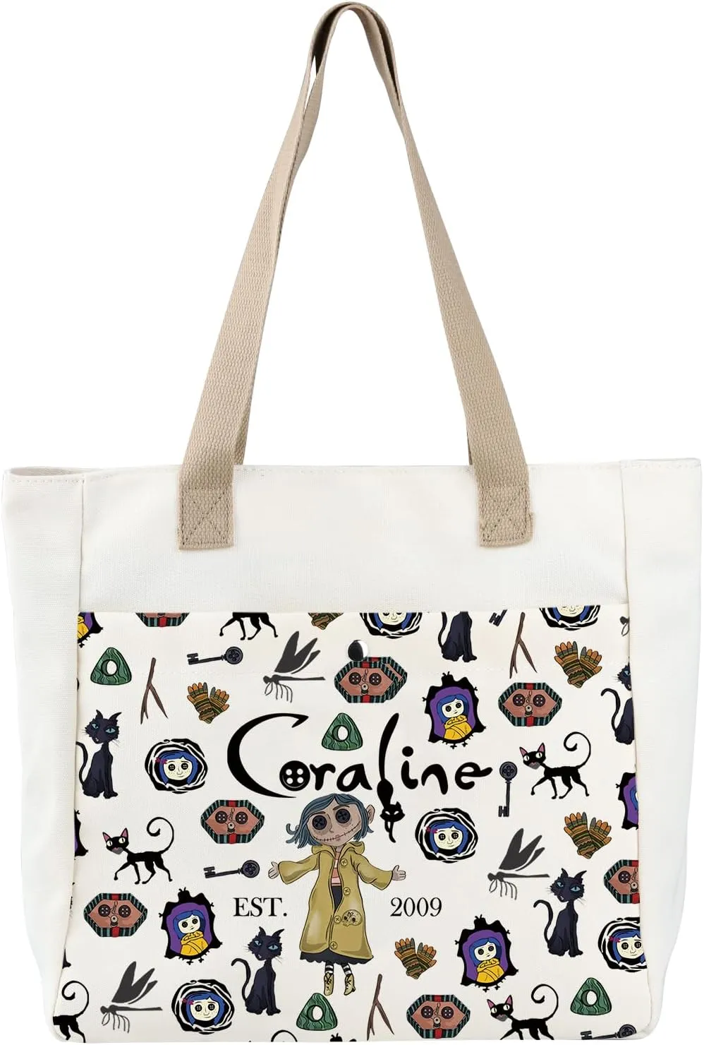 BDPWSS Cartoon Fans Tote Bag The Secret Door Thriller Movie Inspired Gift Ghost Mother Merchandise Handbag