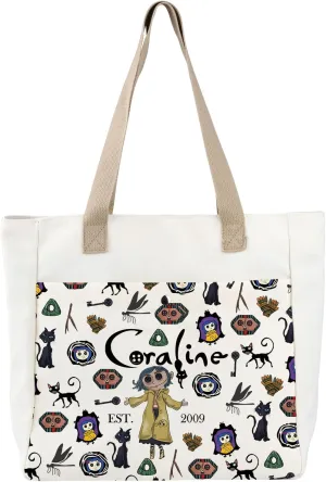 BDPWSS Cartoon Fans Tote Bag The Secret Door Thriller Movie Inspired Gift Ghost Mother Merchandise Handbag