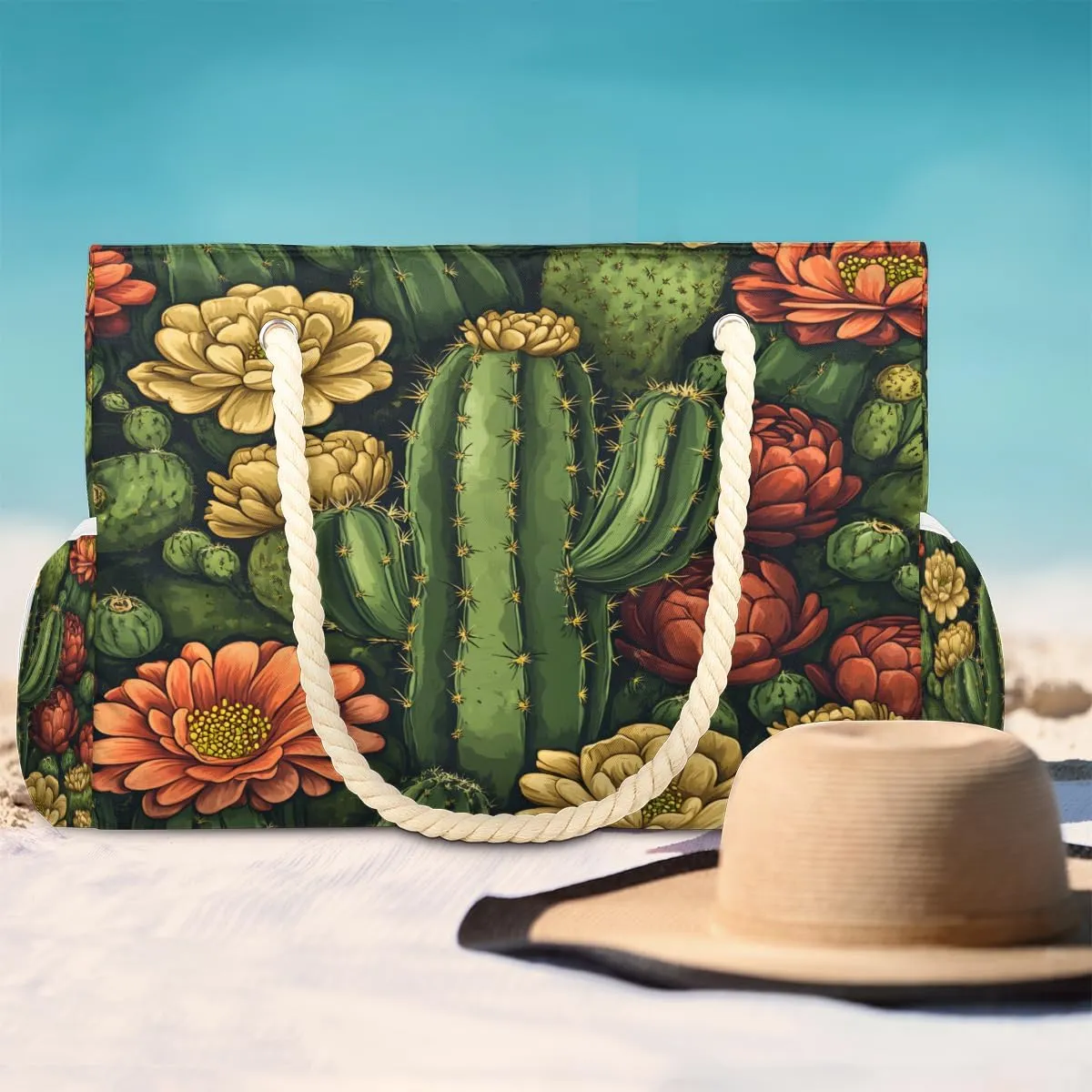 Beach Bags for Women, Large Waterproof Beach Tote Bag for Gym Grocery Travel