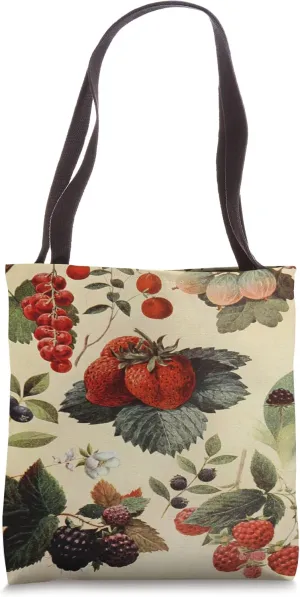 Berries Illustrations and Diagrams Tote Bag