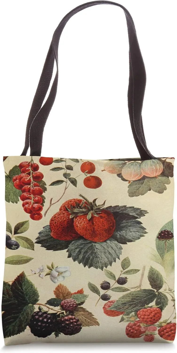 Berries Illustrations and Diagrams Tote Bag