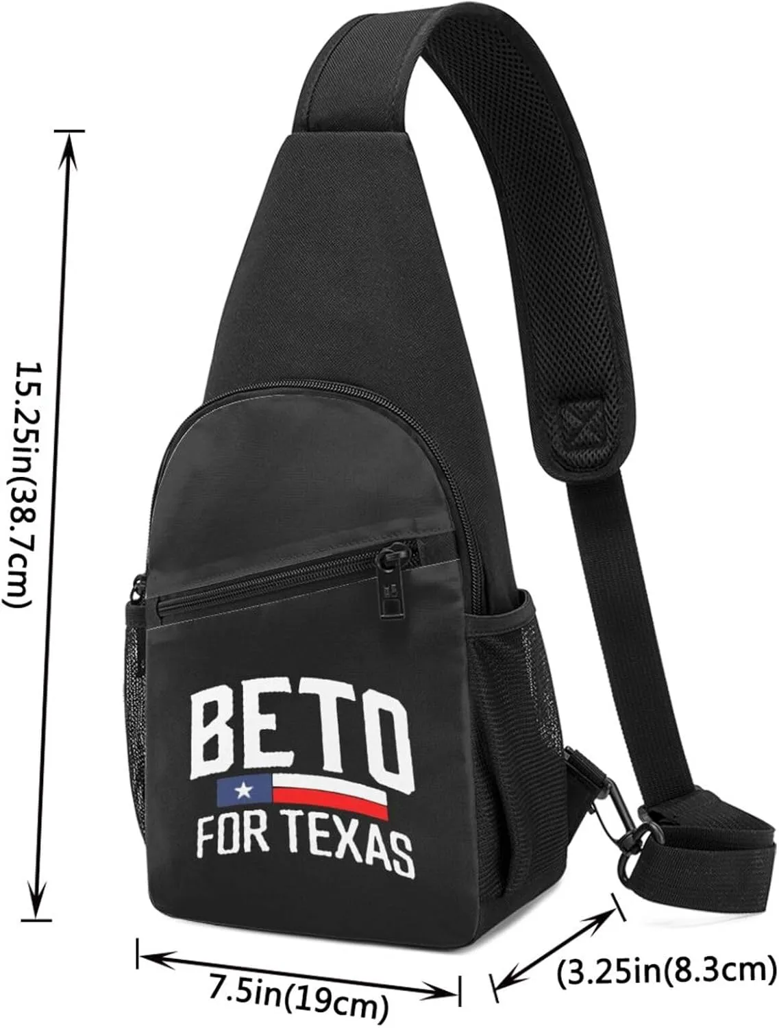 Beto for Texas Chest Pack Leisure Shoulder Crossbody Chest Bag