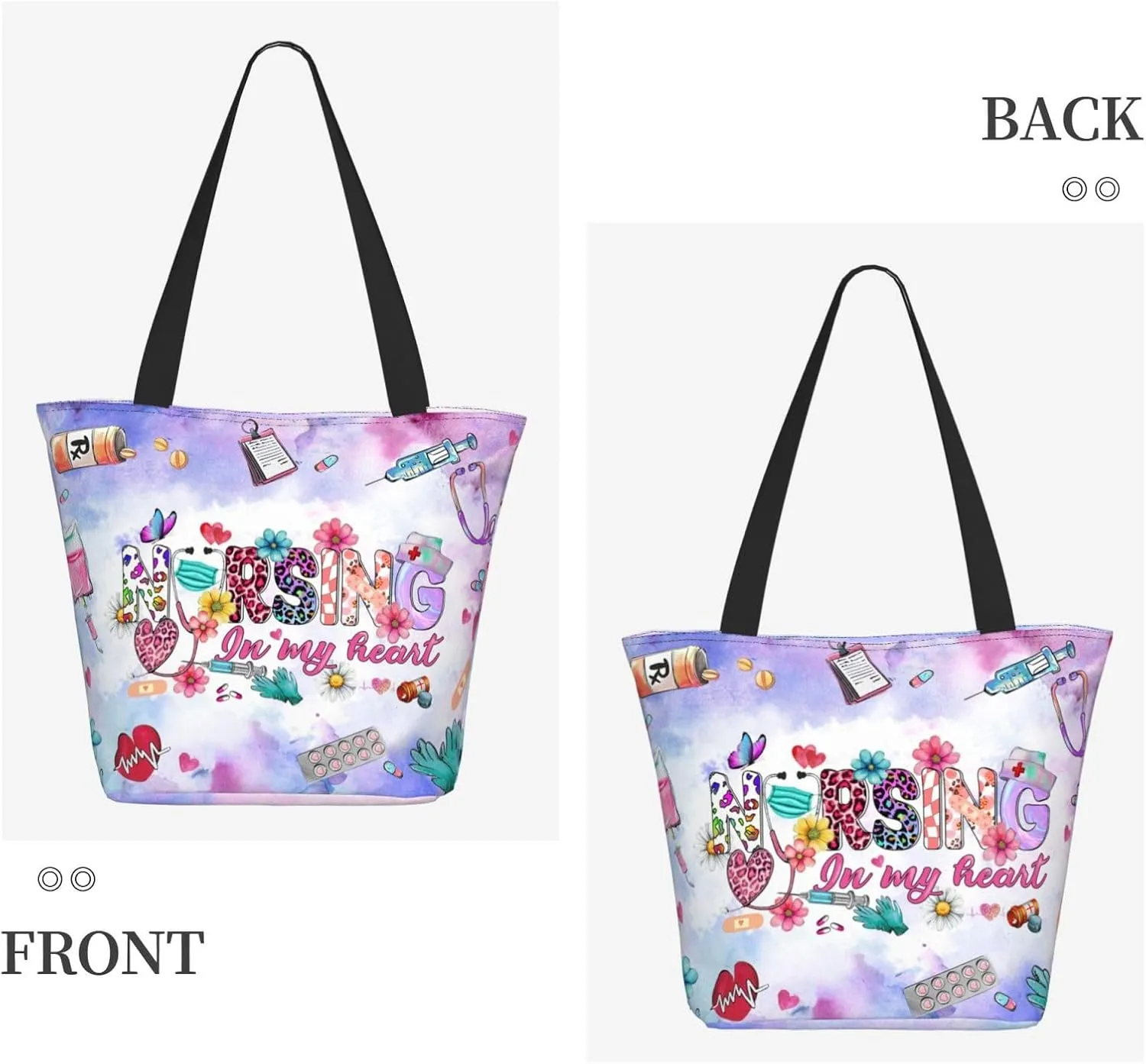 Bible Tote Bags For Women Christian Tote Bag Religious Grocery Bag With Zipper For Mothers Day Church Gifts