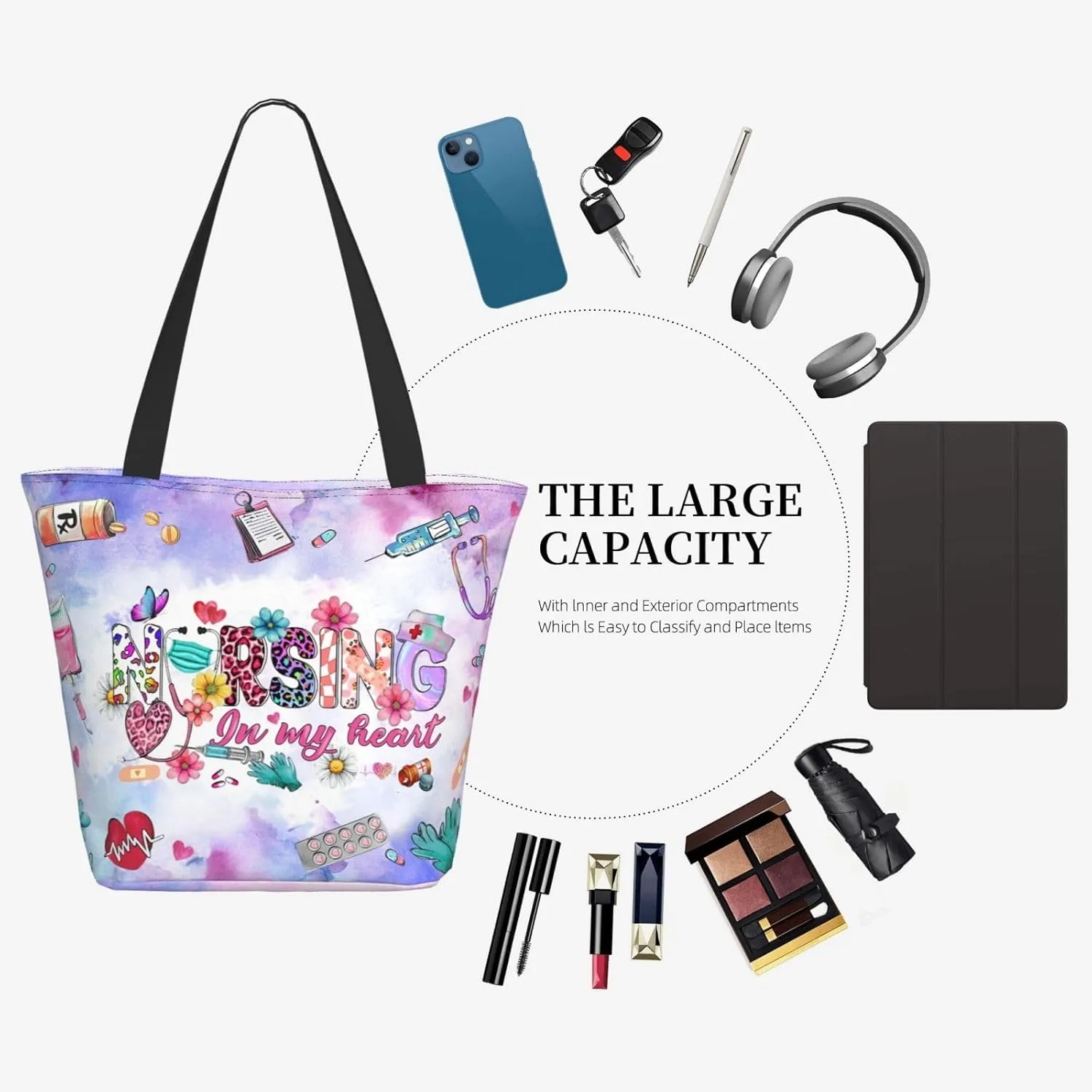 Bible Tote Bags For Women Christian Tote Bag Religious Grocery Bag With Zipper For Mothers Day Church Gifts