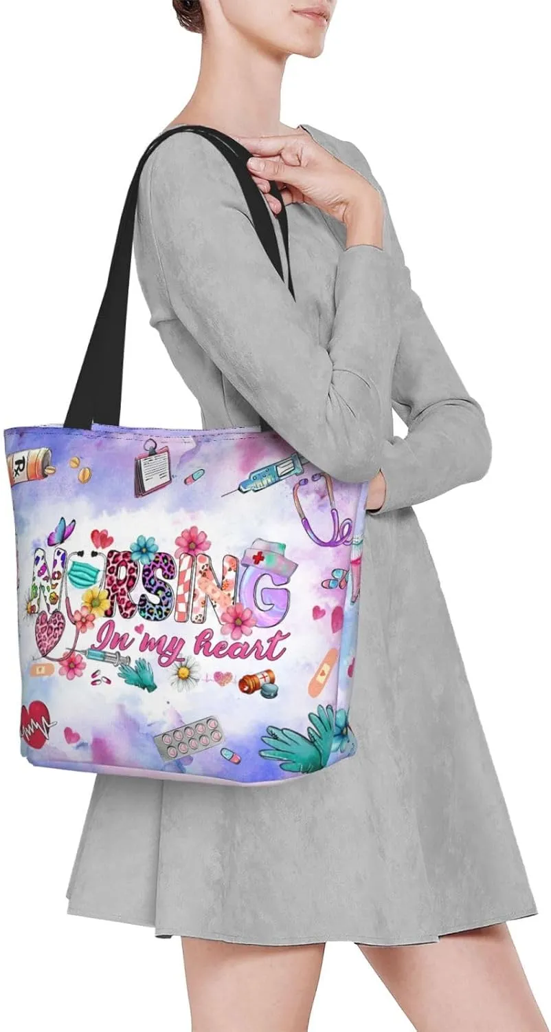 Bible Tote Bags For Women Christian Tote Bag Religious Grocery Bag With Zipper For Mothers Day Church Gifts