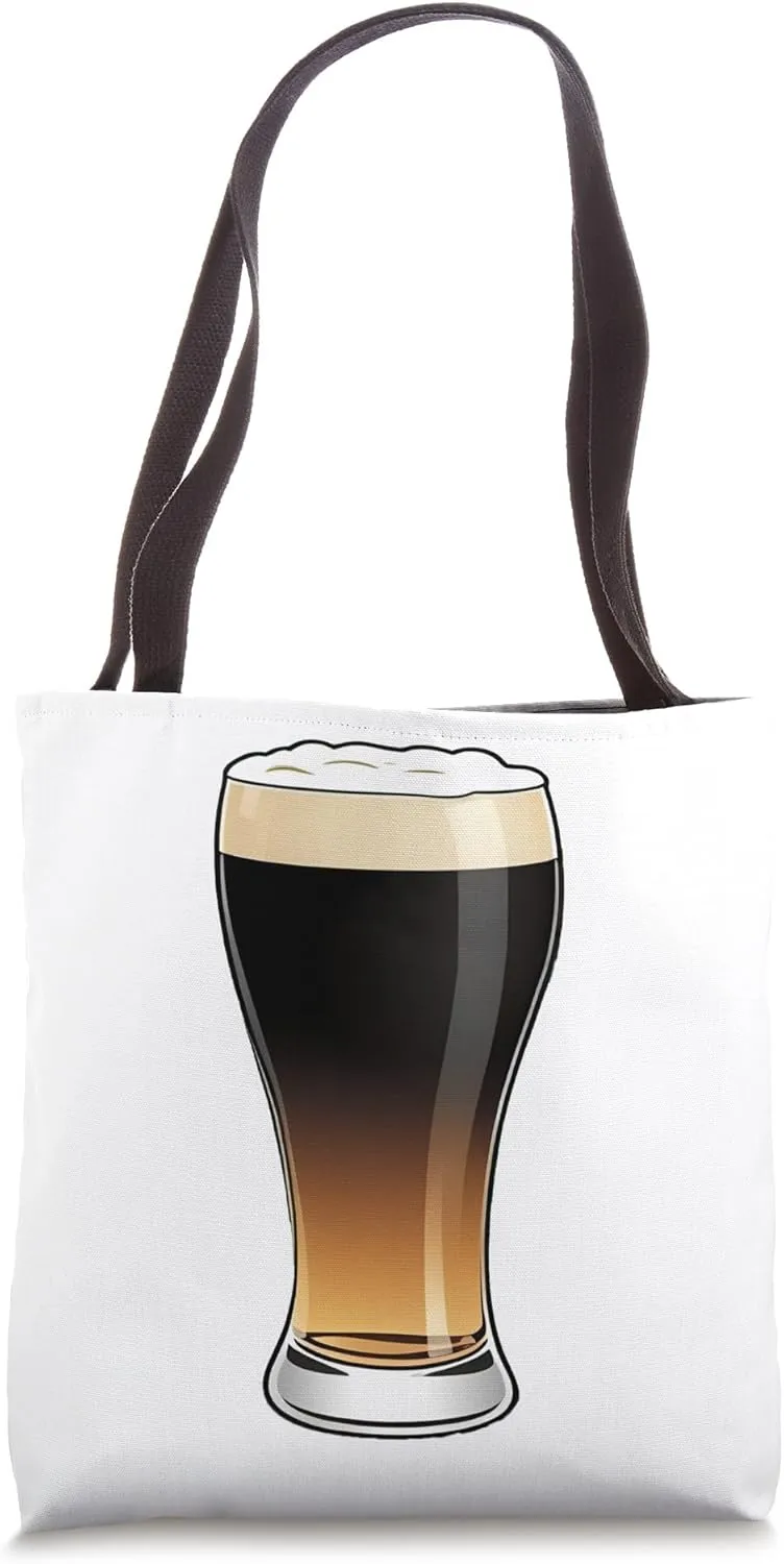 Black and Tan Beer Tote Bag