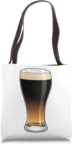 Black and Tan Beer Tote Bag