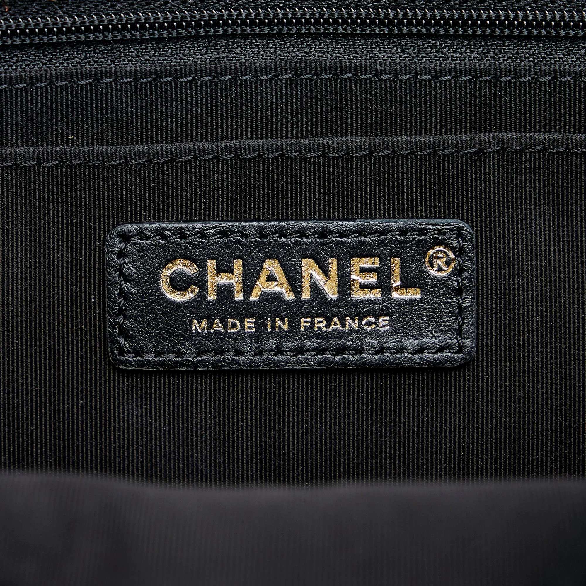 Black Chanel Shearling CC Turnlock Flap Bag