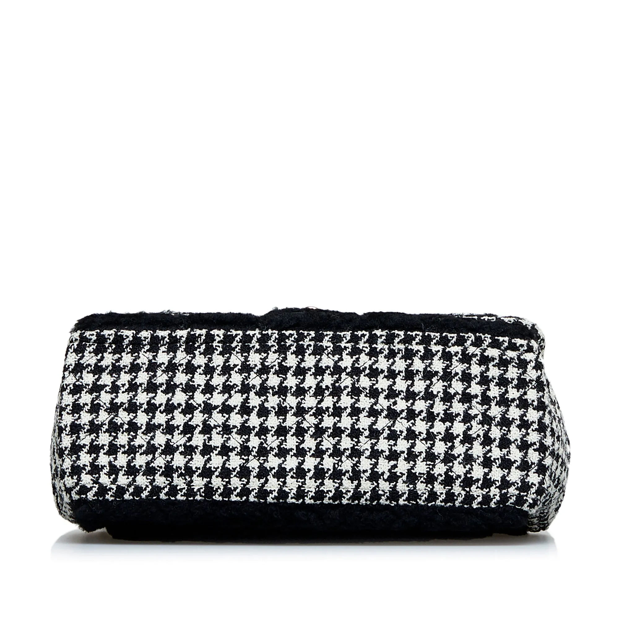 Black Chanel Shearling CC Turnlock Flap Bag