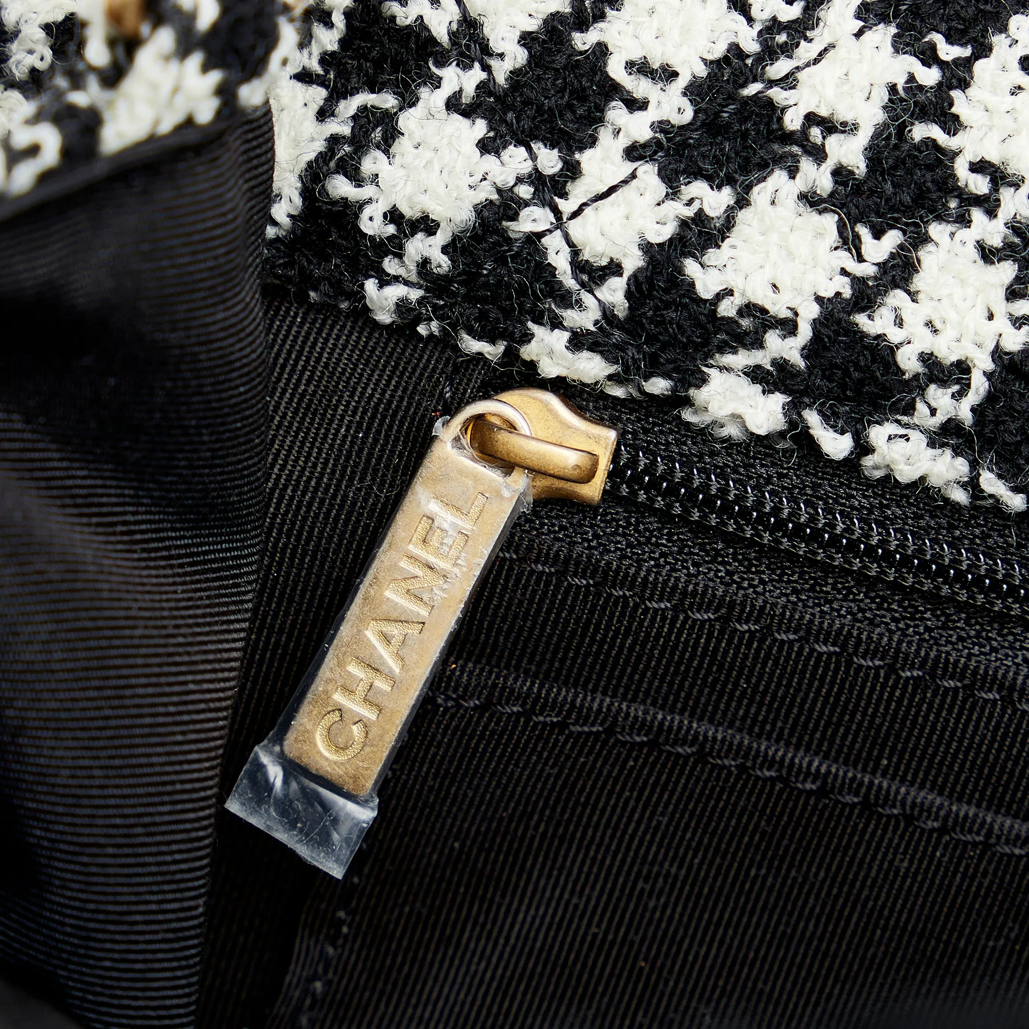 Black Chanel Shearling CC Turnlock Flap Bag
