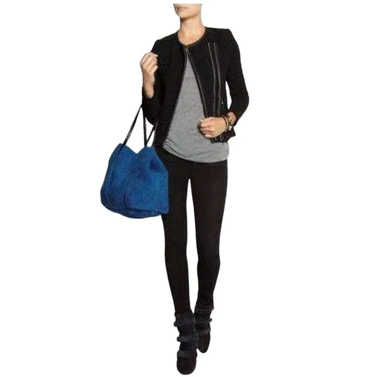 Blue Loic Shearing Tote