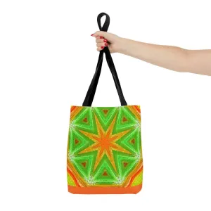Bold Green Geometrical Pattern Tote Bag