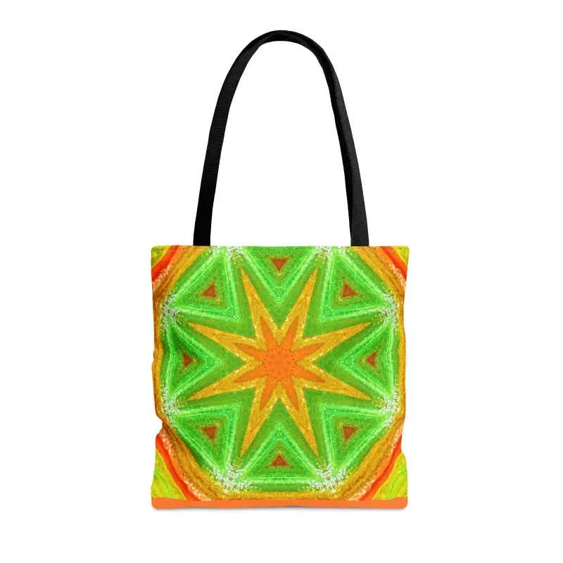 Bold Green Geometrical Pattern Tote Bag