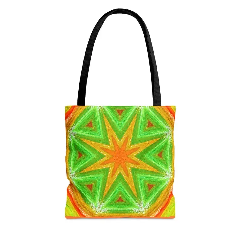 Bold Green Geometrical Pattern Tote Bag