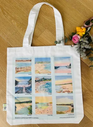 Bondi To La Perouse Postcard Tote Bag