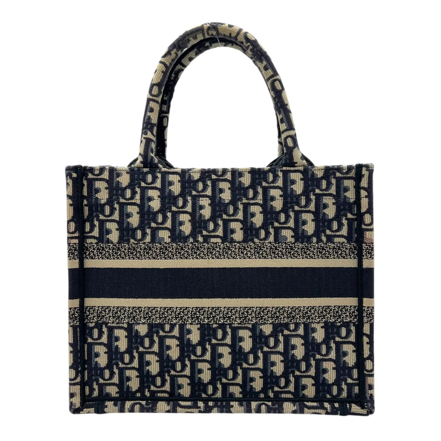 Book Tote Tote Bag Small Blue in Jacquard