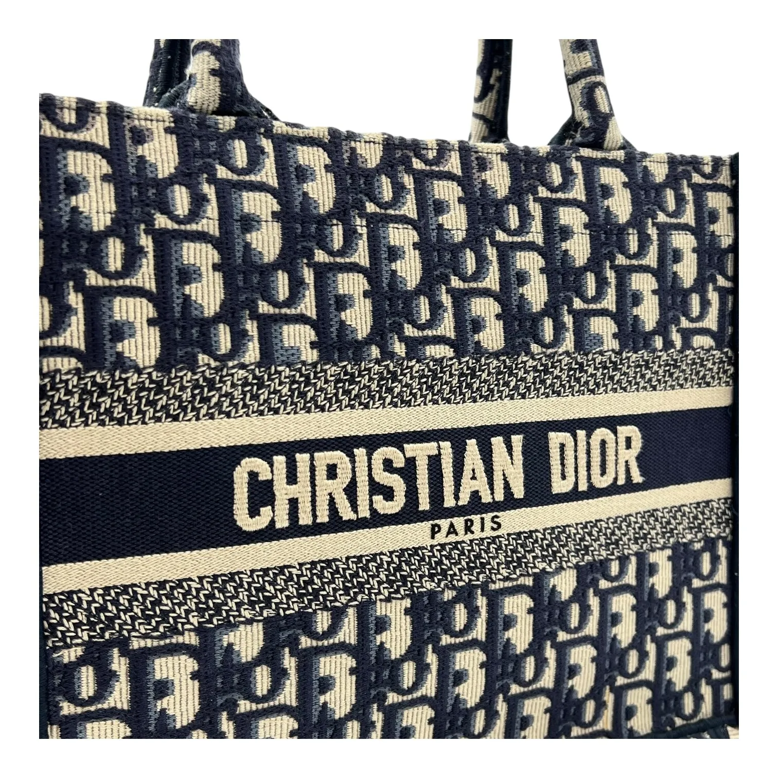 Book Tote Tote Bag Small Blue in Jacquard