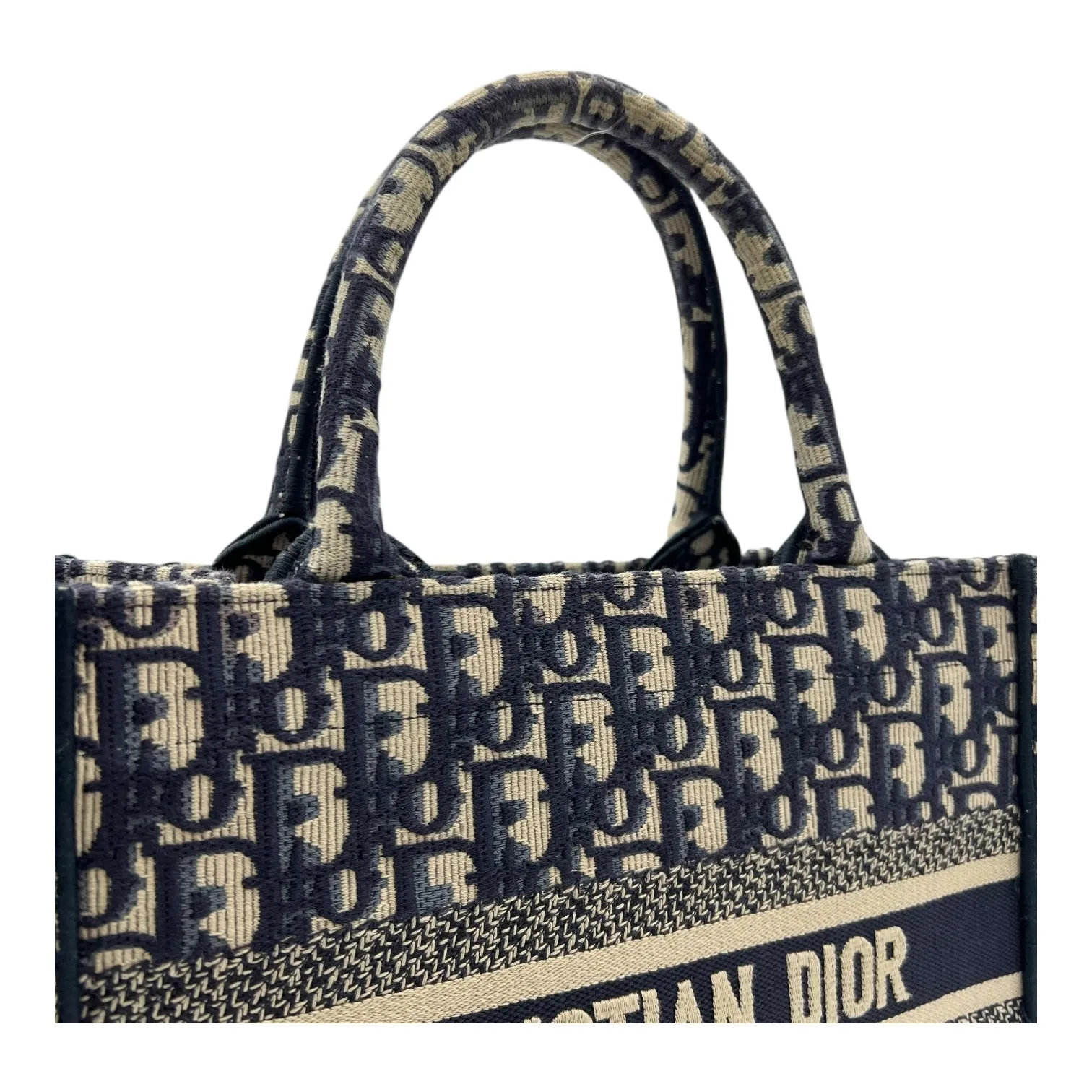 Book Tote Tote Bag Small Blue in Jacquard