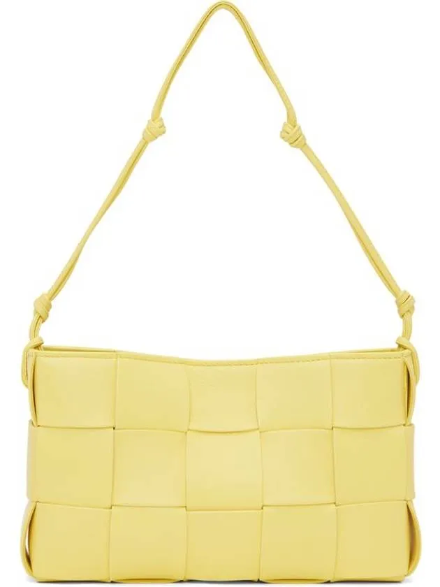 Bottega Veneta Cassette Small Leather Cross Bag Yellow