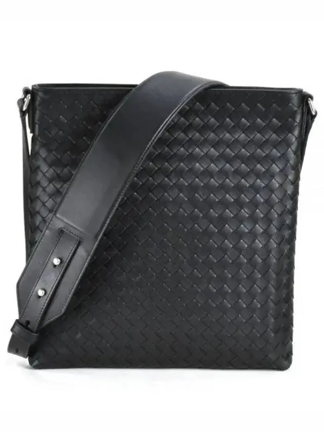 Bottega Veneta Intrecciato Cross Bag Black