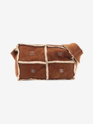 Brown vintage 2000 Coco Mark Mouton shoulder bag