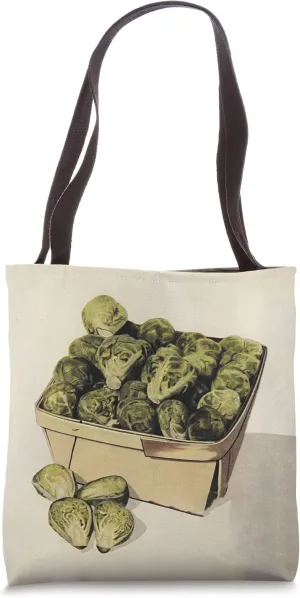 Brussel Sprouts Illustration (1923) Tote Bag