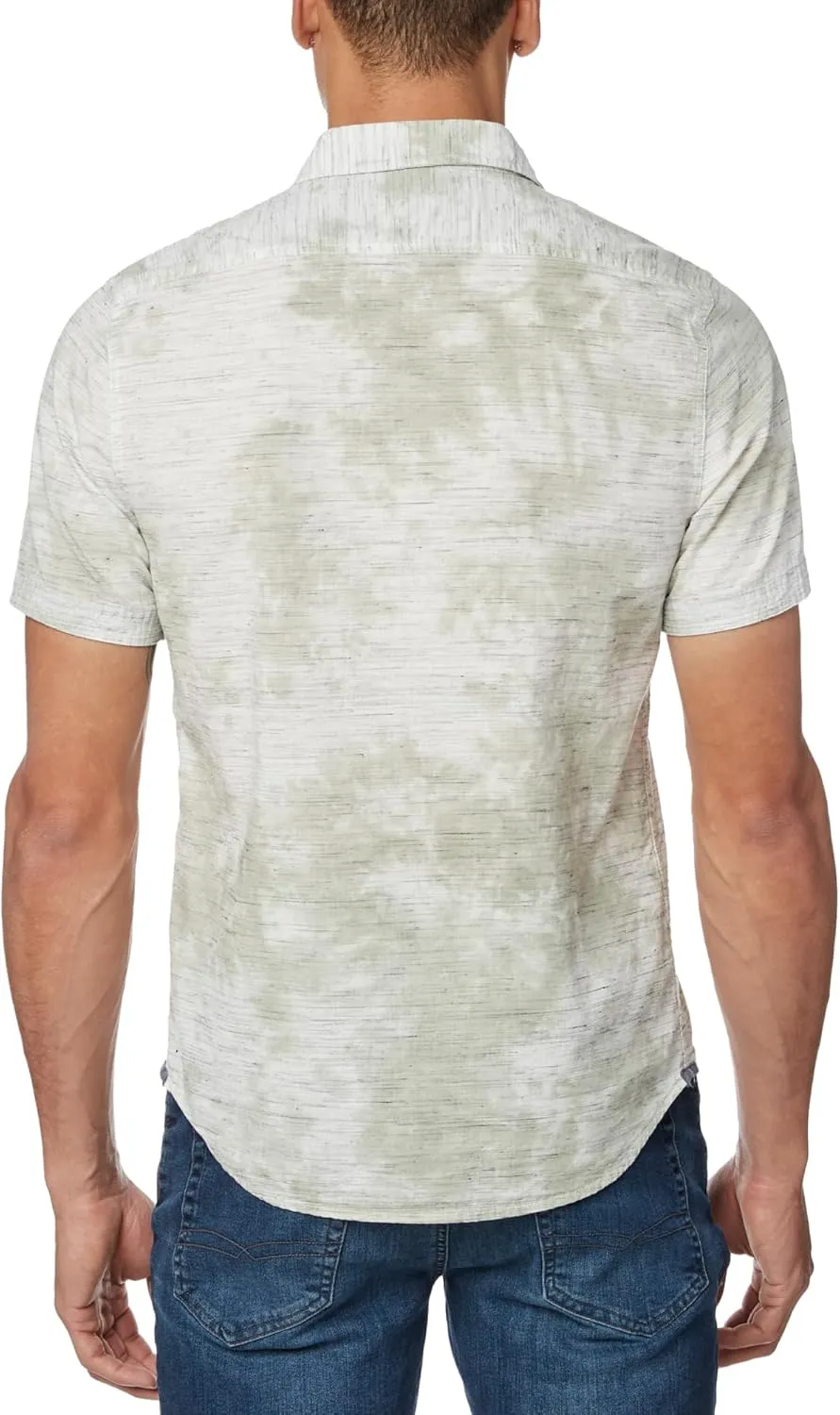 Buffalo David Bitton Men's Short Sleeve Printed Button Down
