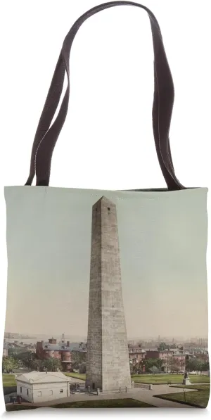 Bunker Hill Monument Photo Illustration (1900) Tote Bag