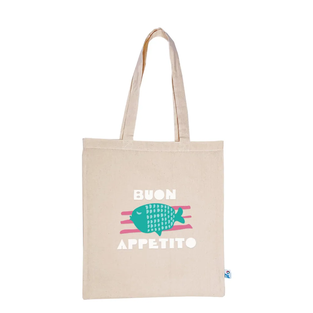 Buon Appetito Calico Tote Bag