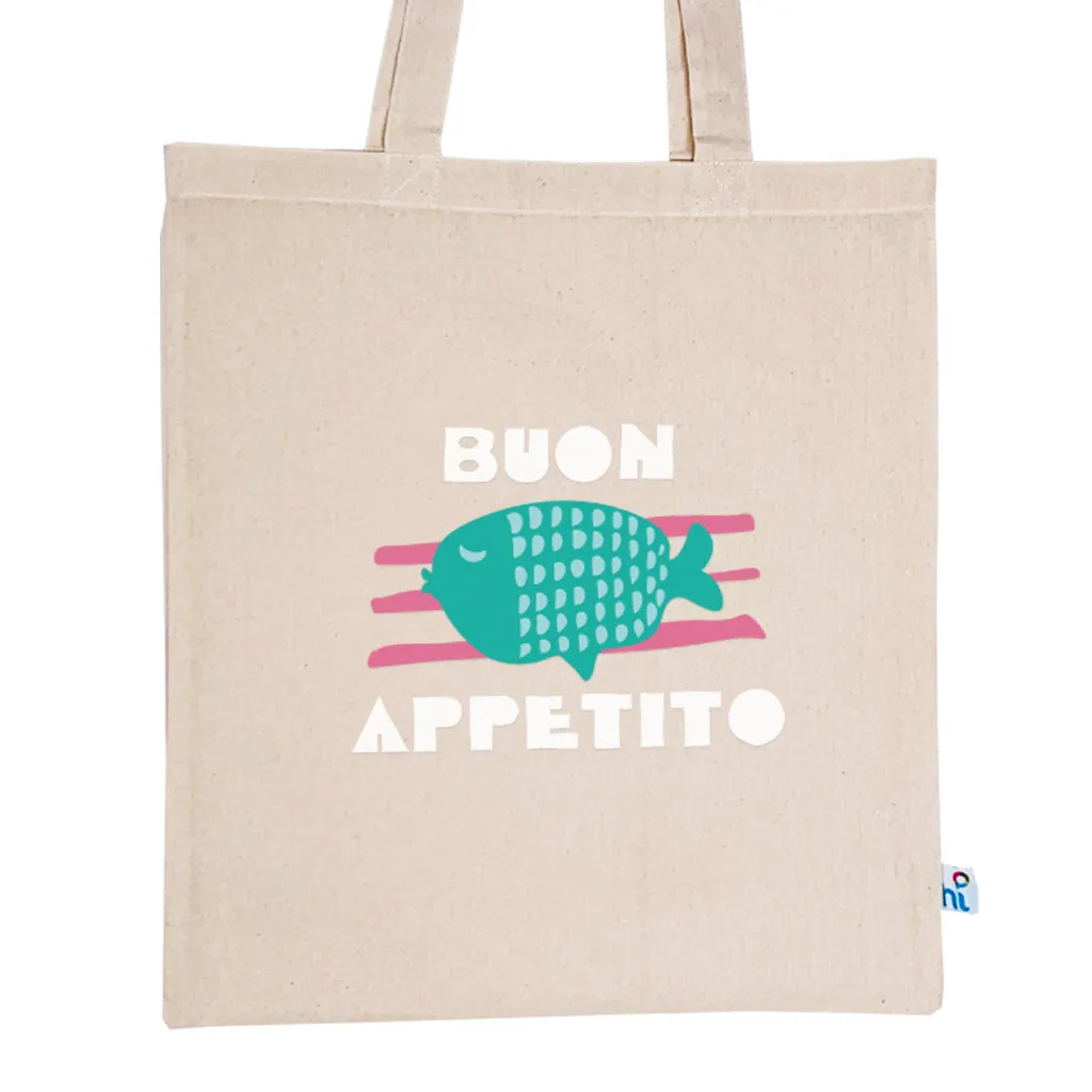 Buon Appetito Calico Tote Bag