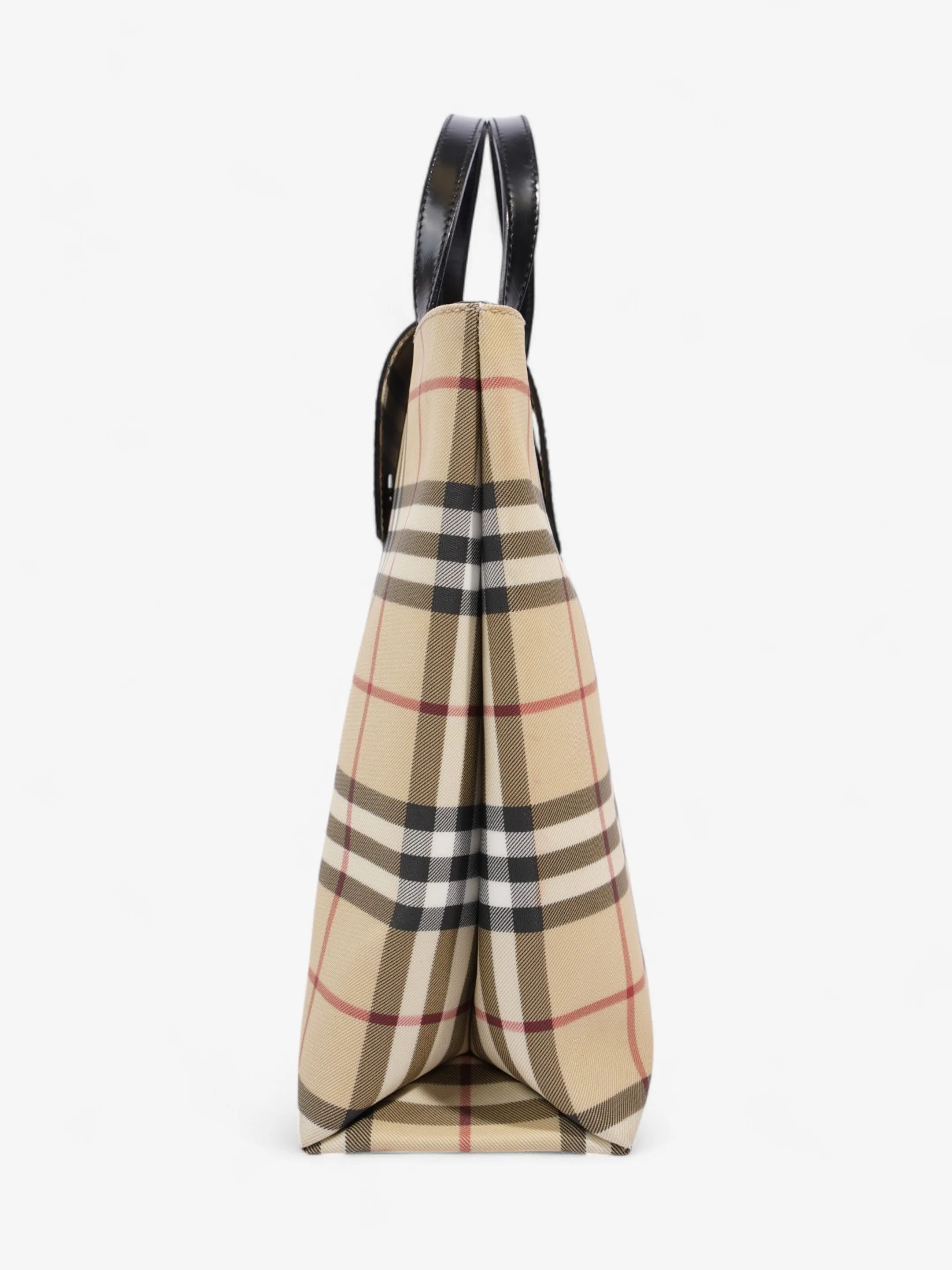 Burberry Check Tote Nova Check / Black PVC