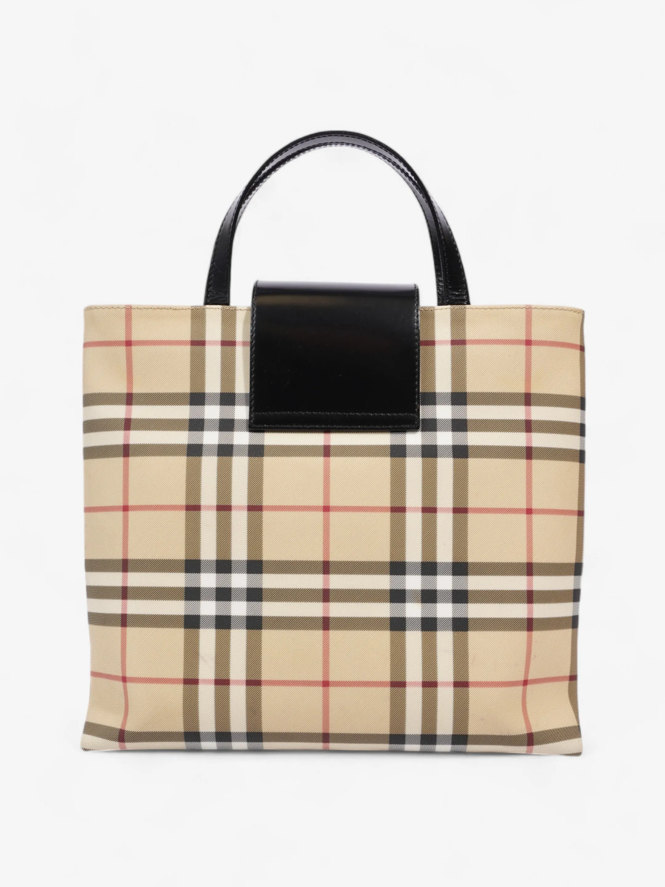 Burberry Check Tote Nova Check / Black PVC