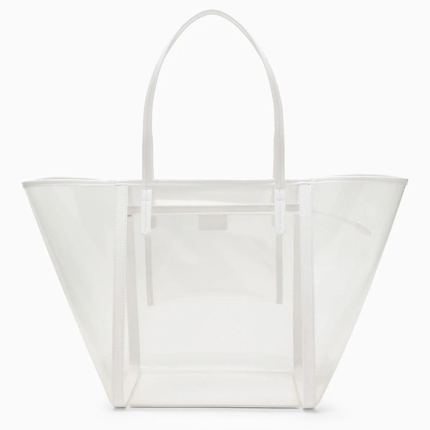 By Far Club White Tote Bag