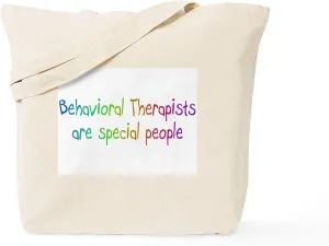CafePress Behavioral Therapists Are Special People Tote Bag Reusable Natural Beige Canvas Shopping Bag