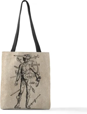 CafePress Wound Man Polyester Tote Bag 16"x16"