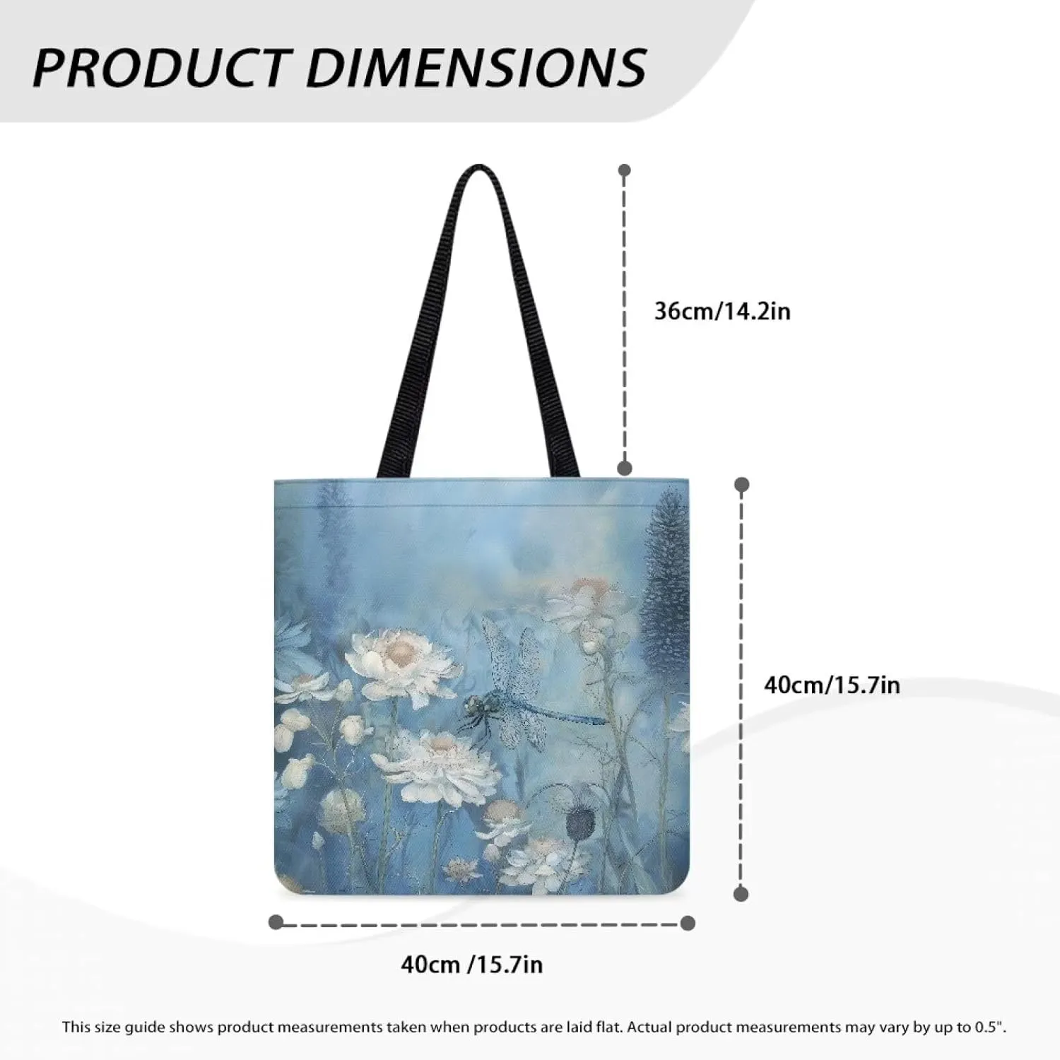 Canvas Tote Bag for Women Reusable Tote Shoulder Bag Fashionable Casual Handbags for Shopping Grocery Work
