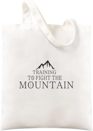 Canvas Tote Bags for Women Training to Fight Printed Casual Heavy Cotton Canvas Tote