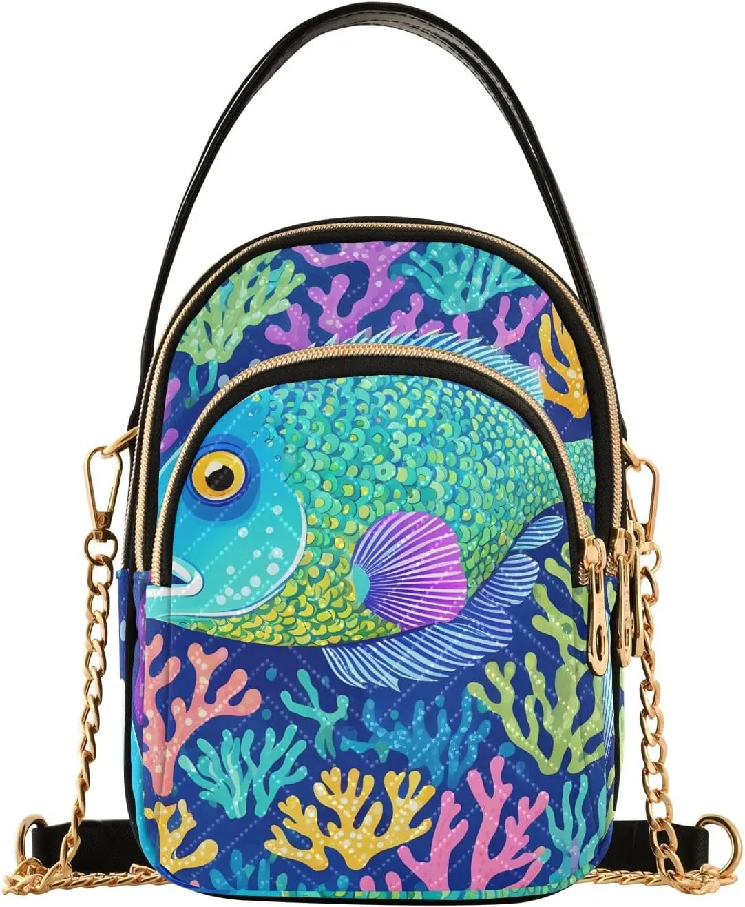 Cartoon Small Handbag Crossbody Bag for Women Quilted Bags Shoulder Purse Phone Wallet Chain Bag