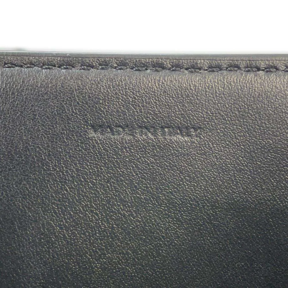 CELINE Triomphe Vertical Cabas Black/Brown191492CIM PVC Leather Size Large